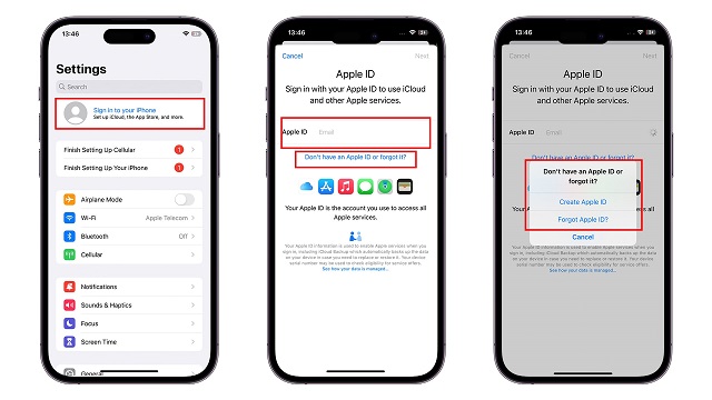 اولین مرحله برای ساخت اپل آیدی رایگان
